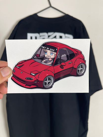 Widebody Miata Sticker